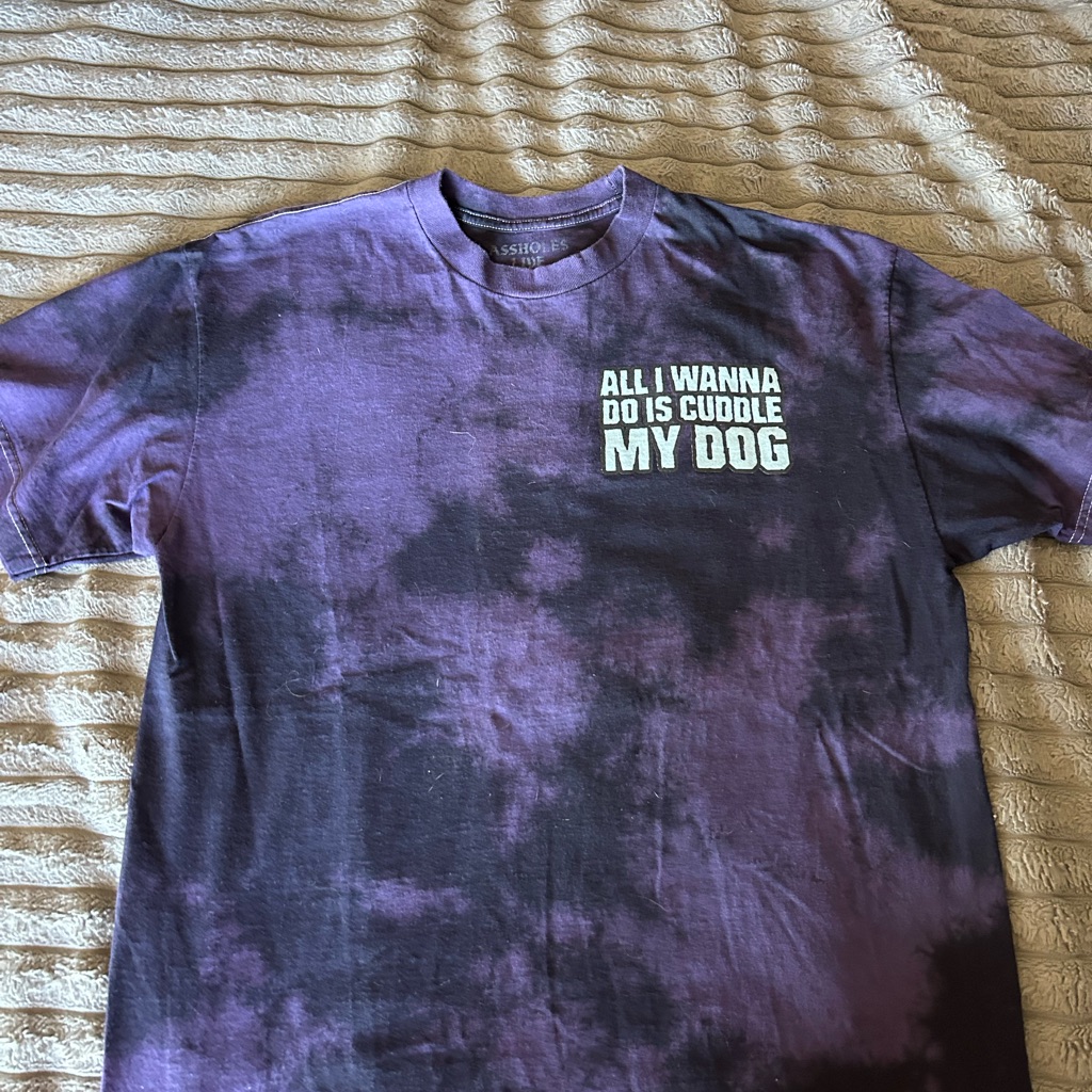 Purple Tie-Dye Graphic Tee